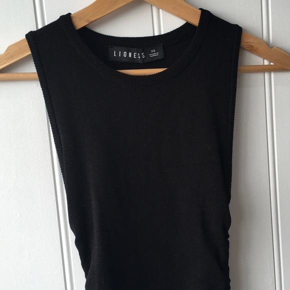 New Lioness Military Minds Womens Black Adjustable Dress Size XS - Picture 7 of 7